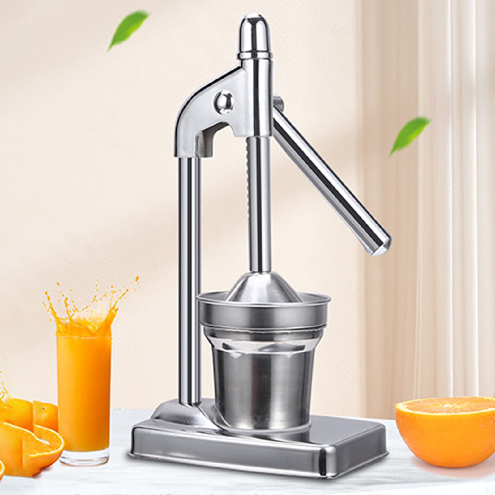 Citrus Juicer Bar - Manueller Entsafter aus Edelstahl für Orange,