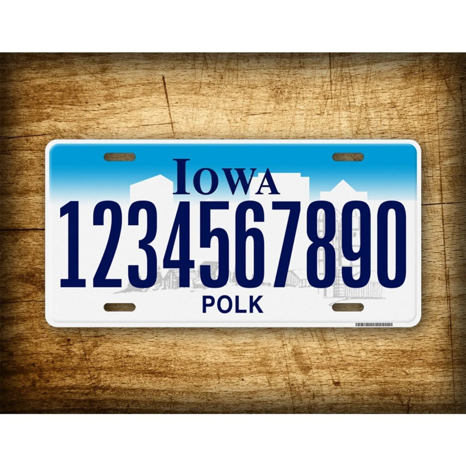 Home Bar Signs - Personalisiertes Iowa Vintage Metallschild Dekoratives Wandschild