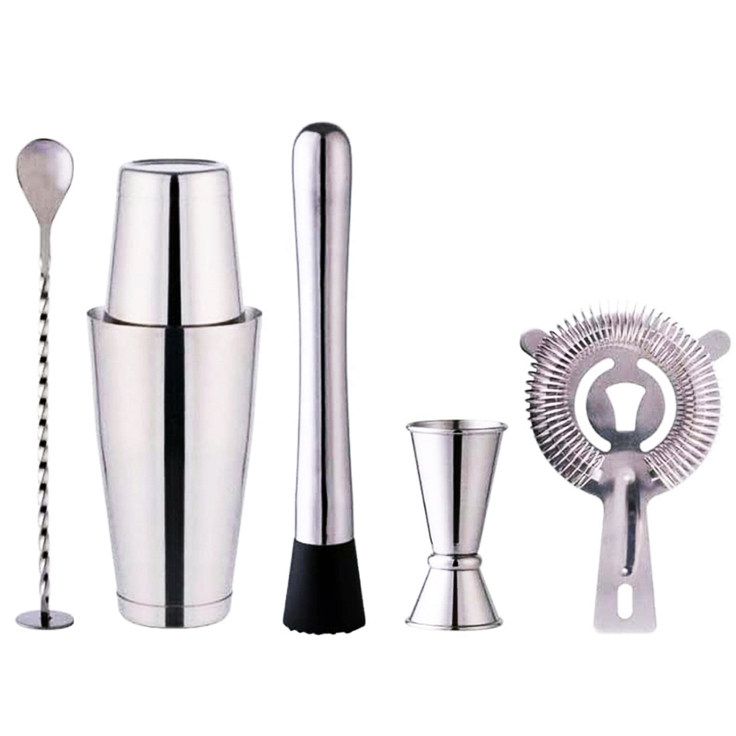 Boston Shaker Set - stllFactory Bestseller 6-teiliges Boston Shaker Set