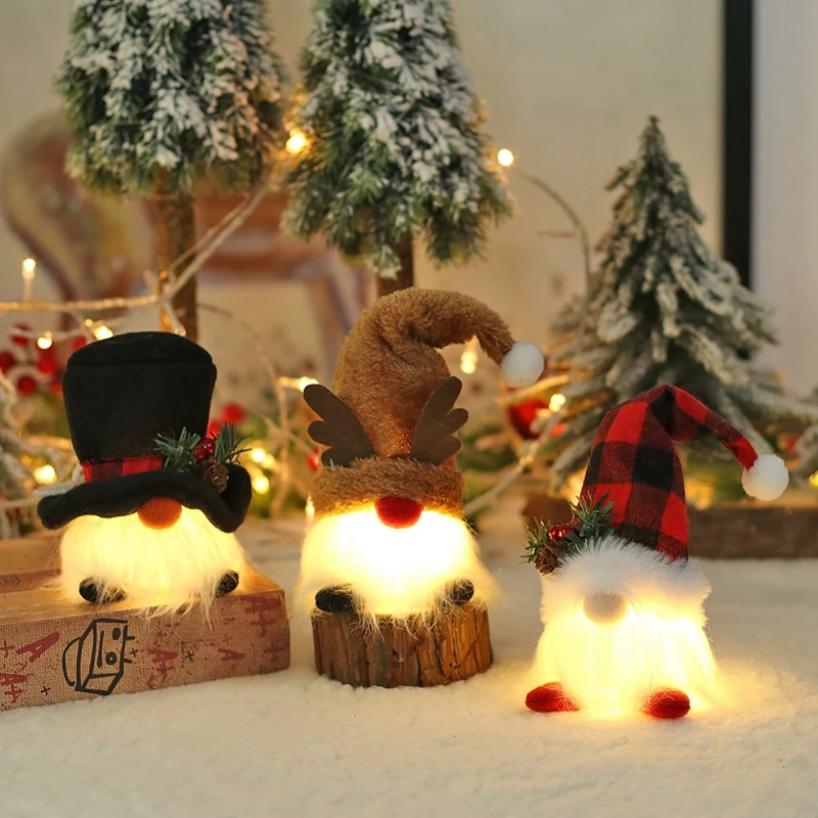 Home Bargains - Weihnachten LED Puppe Anhänger Weihnachten Baum