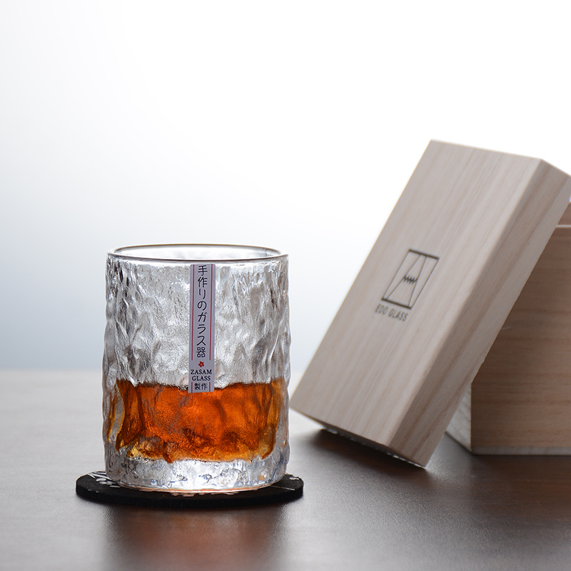 Old Fashioned Glass - Dicke schwere Basis EDO Crystal Glacier