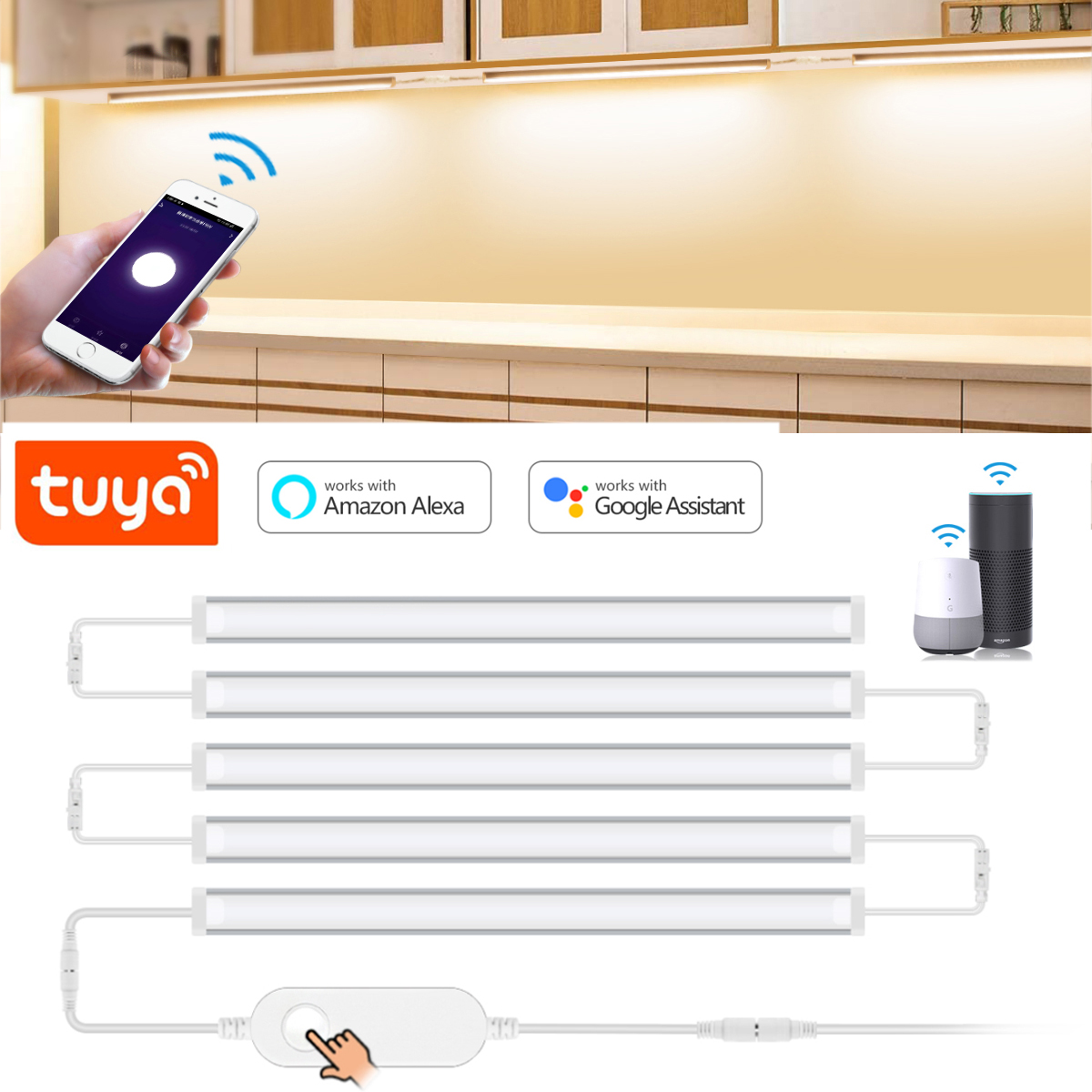 Home Bar And Cabinet - 1-5 Stück Küche Tuya Smart LED