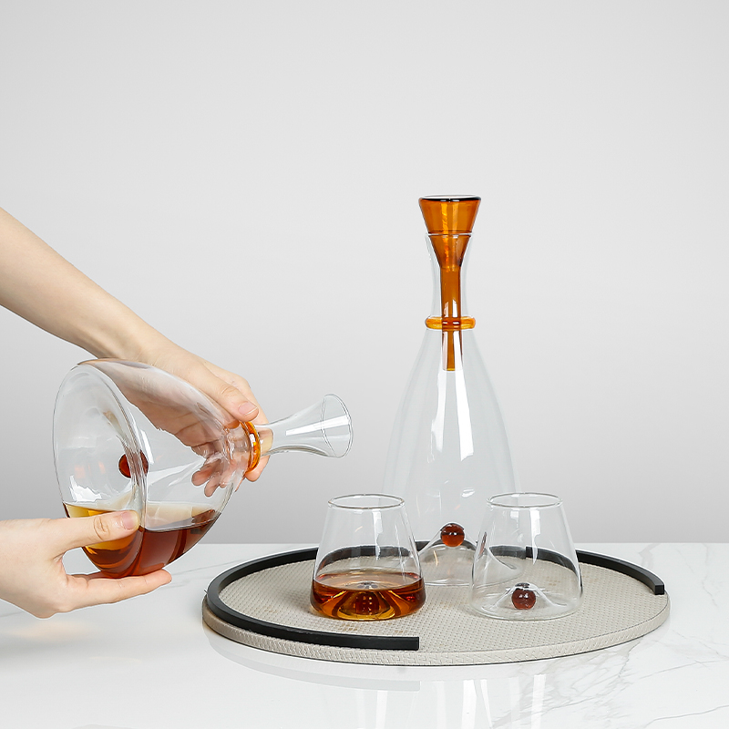 Home Bar And Cabinet - Moderner Minimalistischer Glas-Dekanter für Zuhause, Bar
