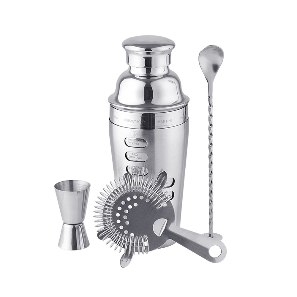 Boston Shaker Set - Boston Shaker Set 4-teilig, Professionelles Cocktail-Shaker-Kit,