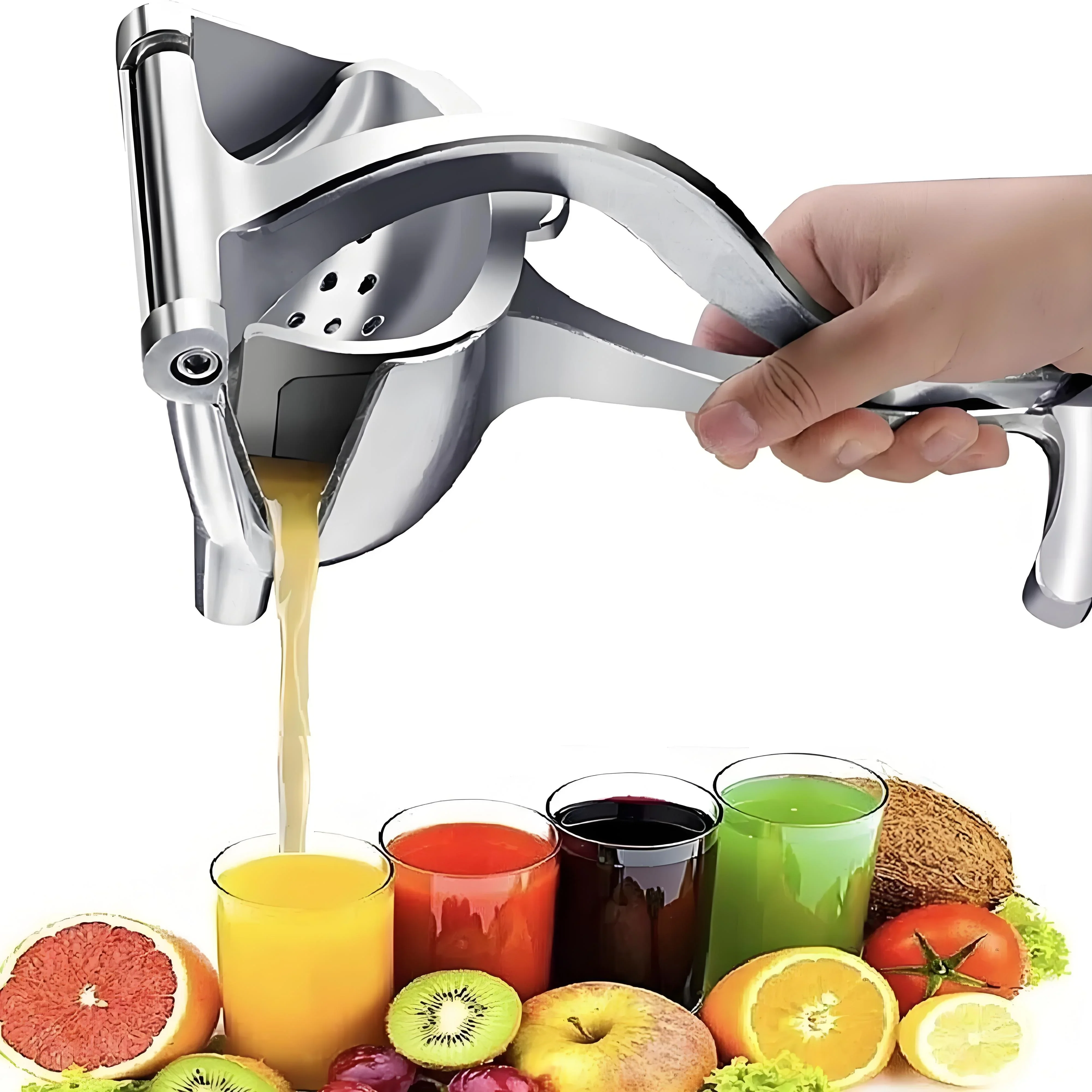 Citrus Juicer Bar - 3-in-1-Hochleistungs-Handbuch-Zitronenpresse – Zitruspresse mit mehreren Drücken