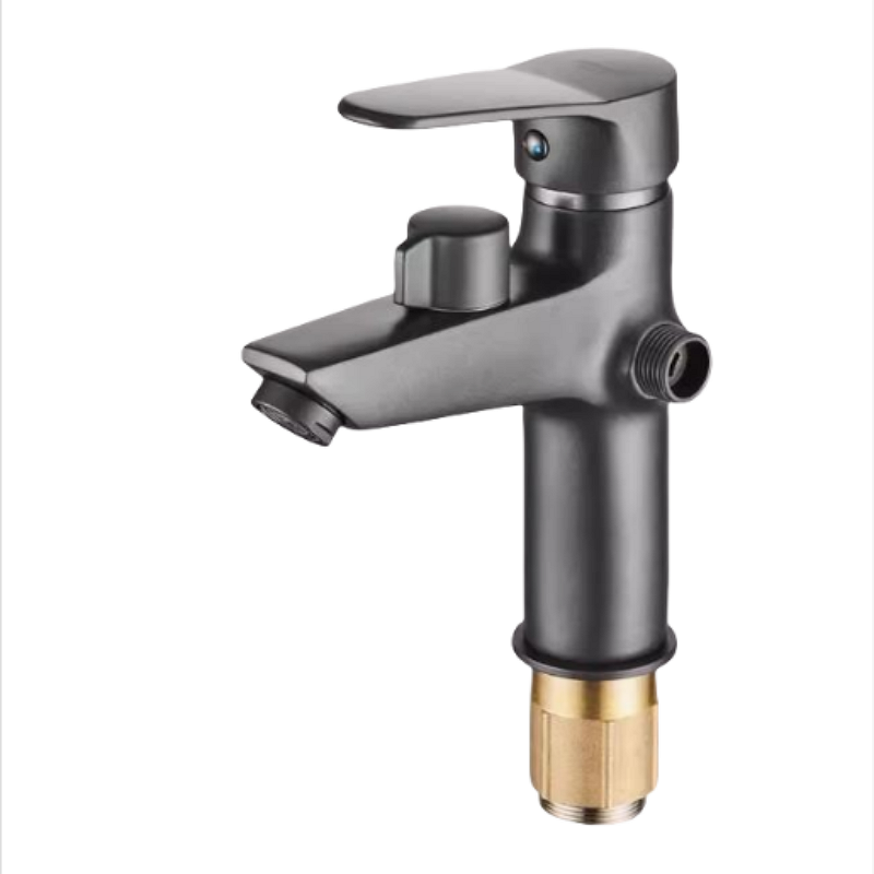 Home Bar Sink - Messing-Badezimmer-Waschtischarmatur mit Duschkopf, Waschbecken-Mischbatterie für Shampoo