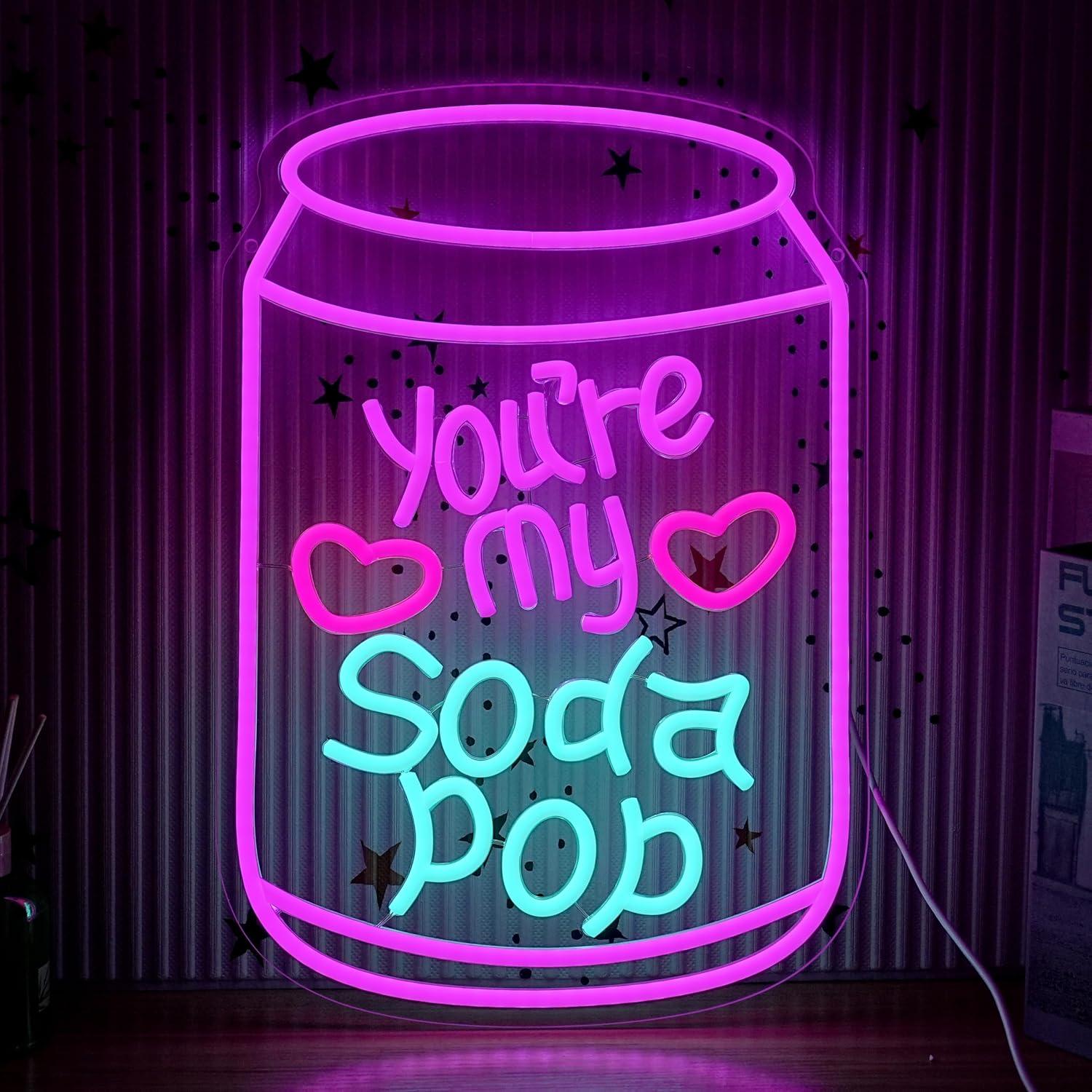 Home Bar Signs - Romantisches Neonschild, dimmbares LED-Licht mit dem