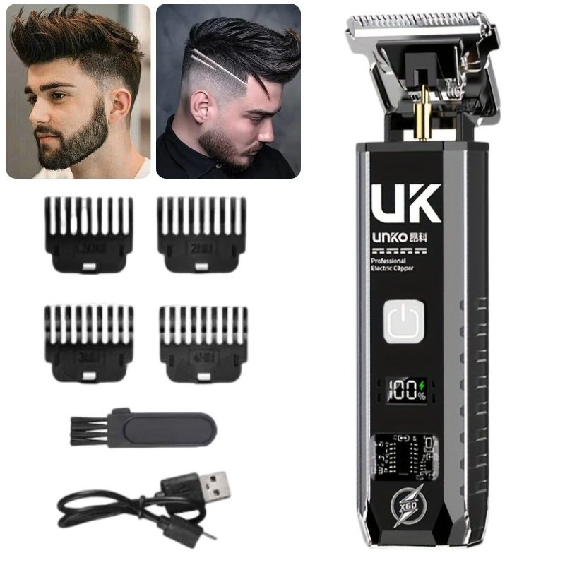 Home Barbershop - T9 Elektrischer Bartschneider Kabelloser Haarschneider für