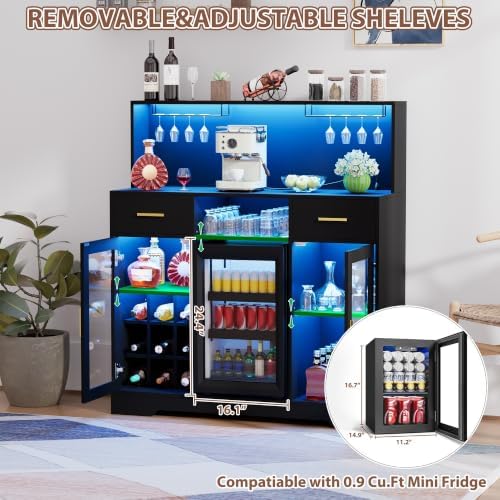 Mini-Kühlschrank-Schrank mit S – Home Bar And Cabinet Bewertung und Preis