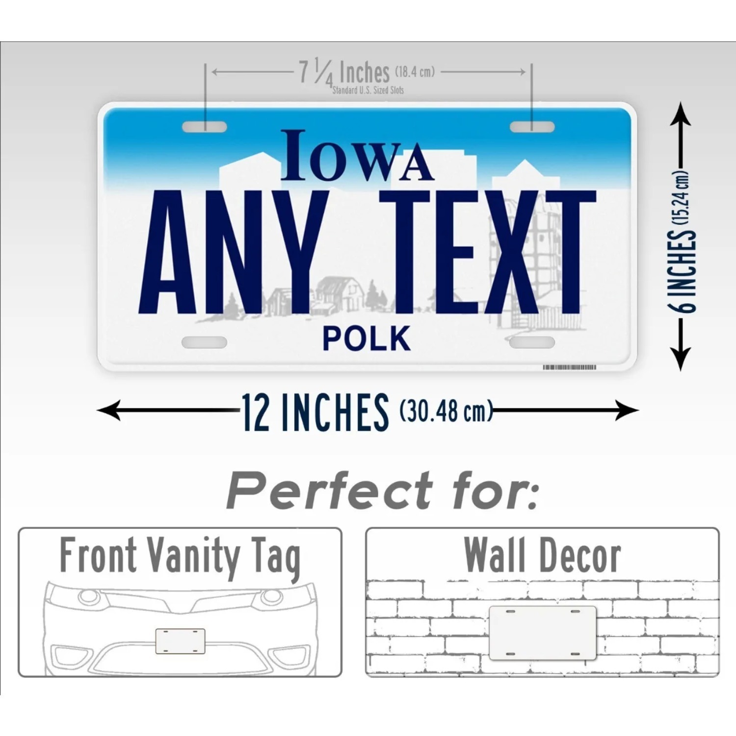 Personalisiertes Iowa Vintage  – Home Bar Signs Bewertung und Preis
