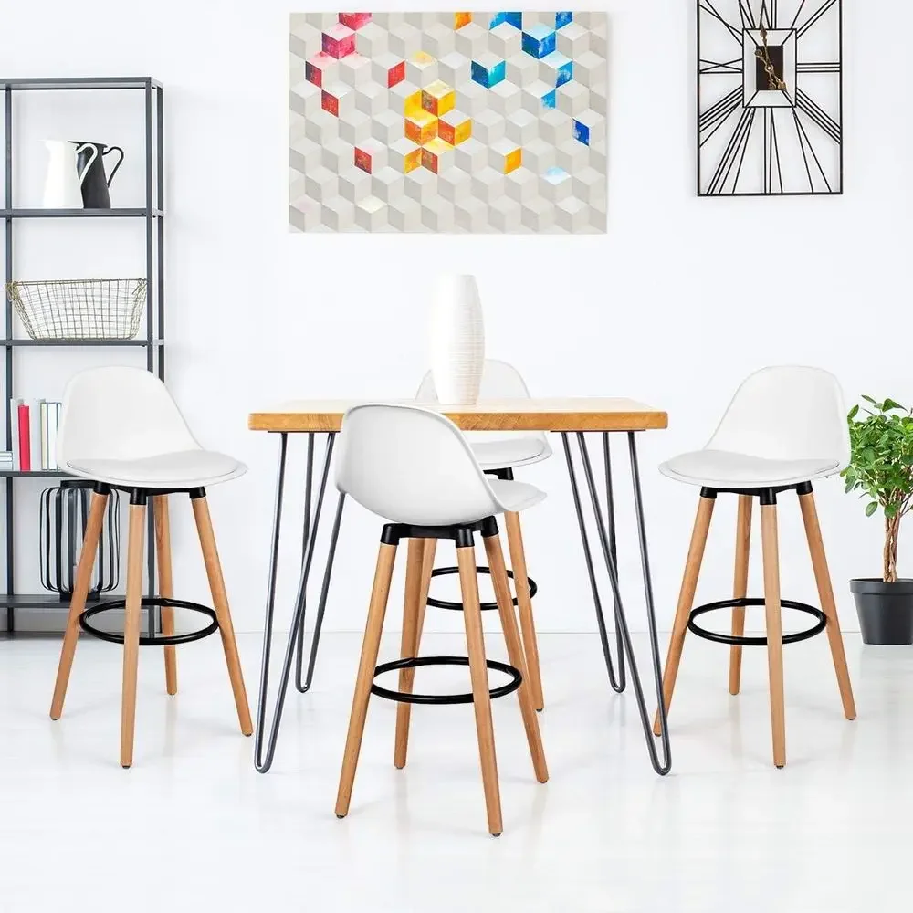 Set aus 4 Barhockern mit PU-Le – Home Bar Stools Bewertung und Preis
