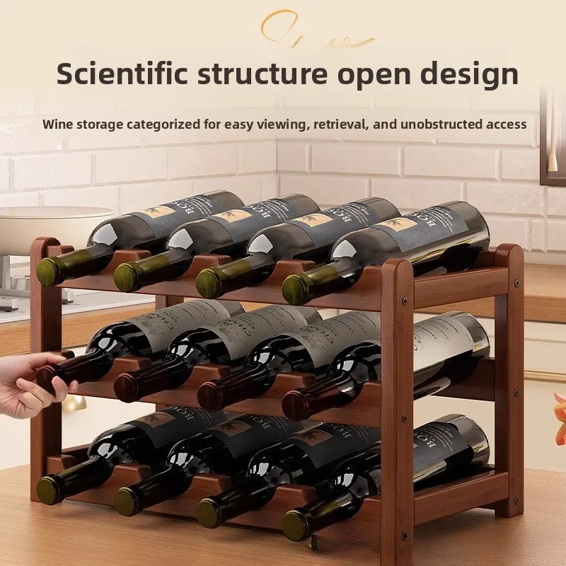 Hochwertiges Weinregal aus Bam – Home Bar And Cabinet Bewertung und Preis