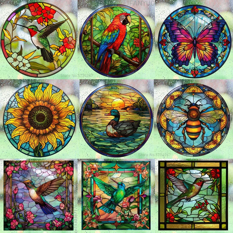 Retro bunt gebeizte Kolibri Sc – Old Fashioned Glass Bewertung und Preis
