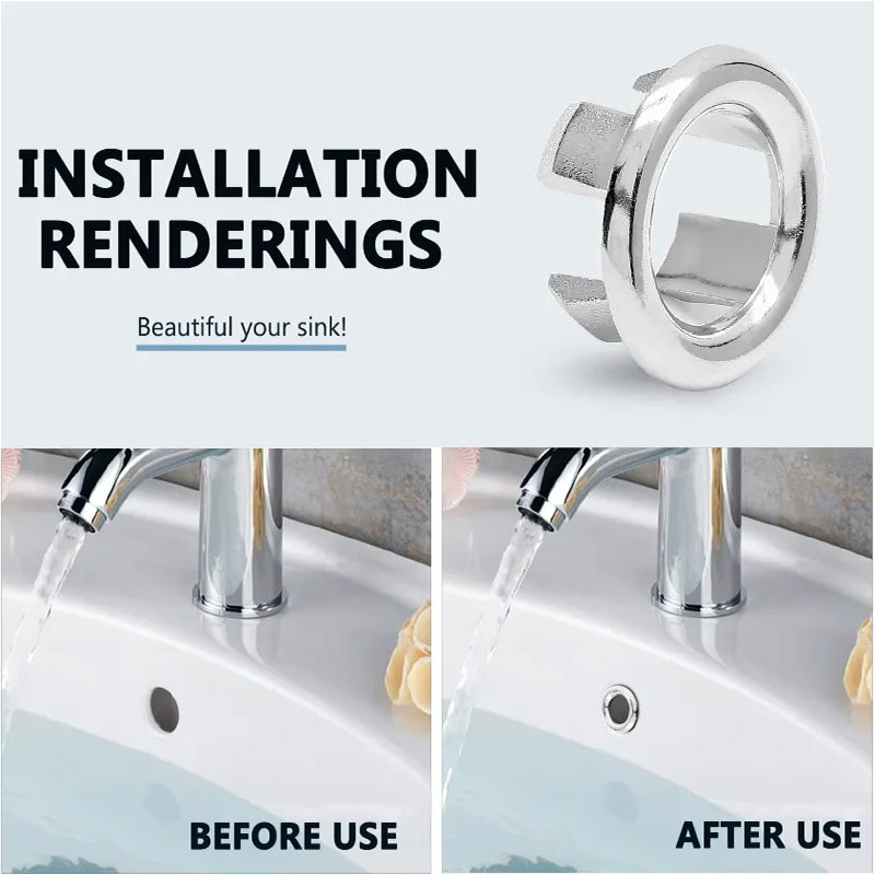 4Pcs Küche Bad Becken Rund Übe – Home Bar Sink Bewertung und Preis