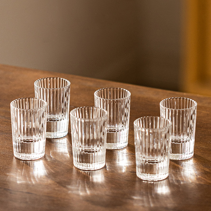 6-teiliges Set, 20 ml, gestrei – Old Fashioned Glass Bewertung und Preis