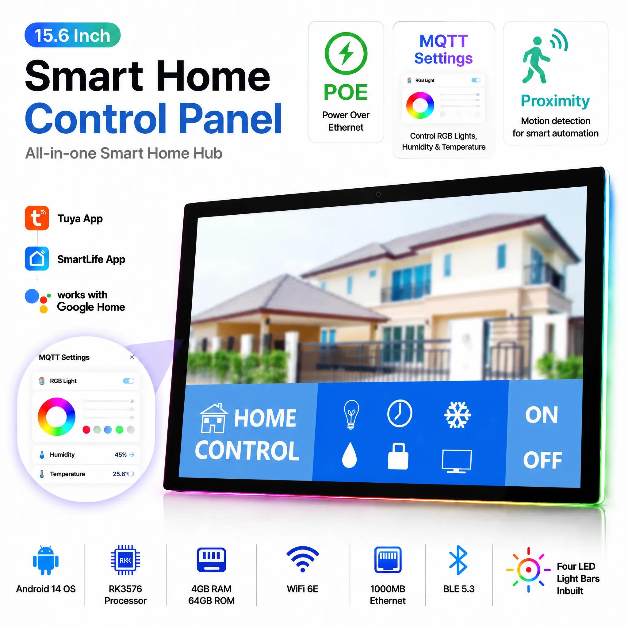 15,6 Zoll Einbau-Smart-Home-Ta – Home Bar Android Bewertung und Preis