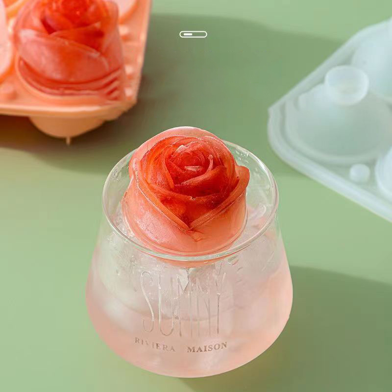 3D Rose Eis Formen 4 Löcher Ei – Ice Mold Sphere Bewertung und Preis