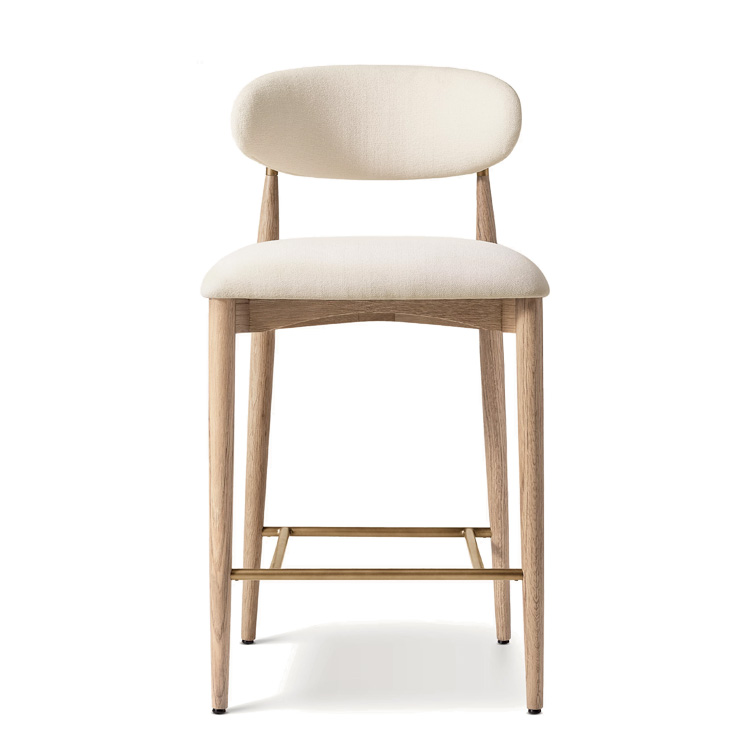 Neue Stil Nordic Stoff Holz Th – Home Bar Stools Bewertung und Preis