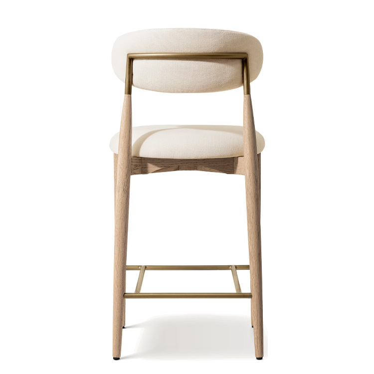 Neue Stil Nordic Stoff Holz Th – Home Bar Stools Bewertung und Preis