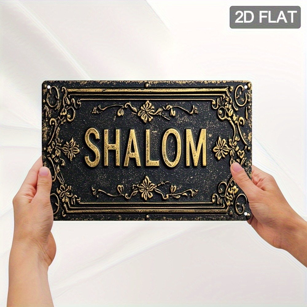 CIFBUY Shalom Schwarzgoldene B – Home Bar Signs Bewertung und Preis