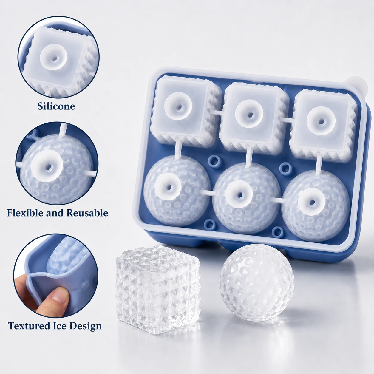 Silikon-Eiswürfelform für Whis – Ice Mold Sphere Bewertung und Preis