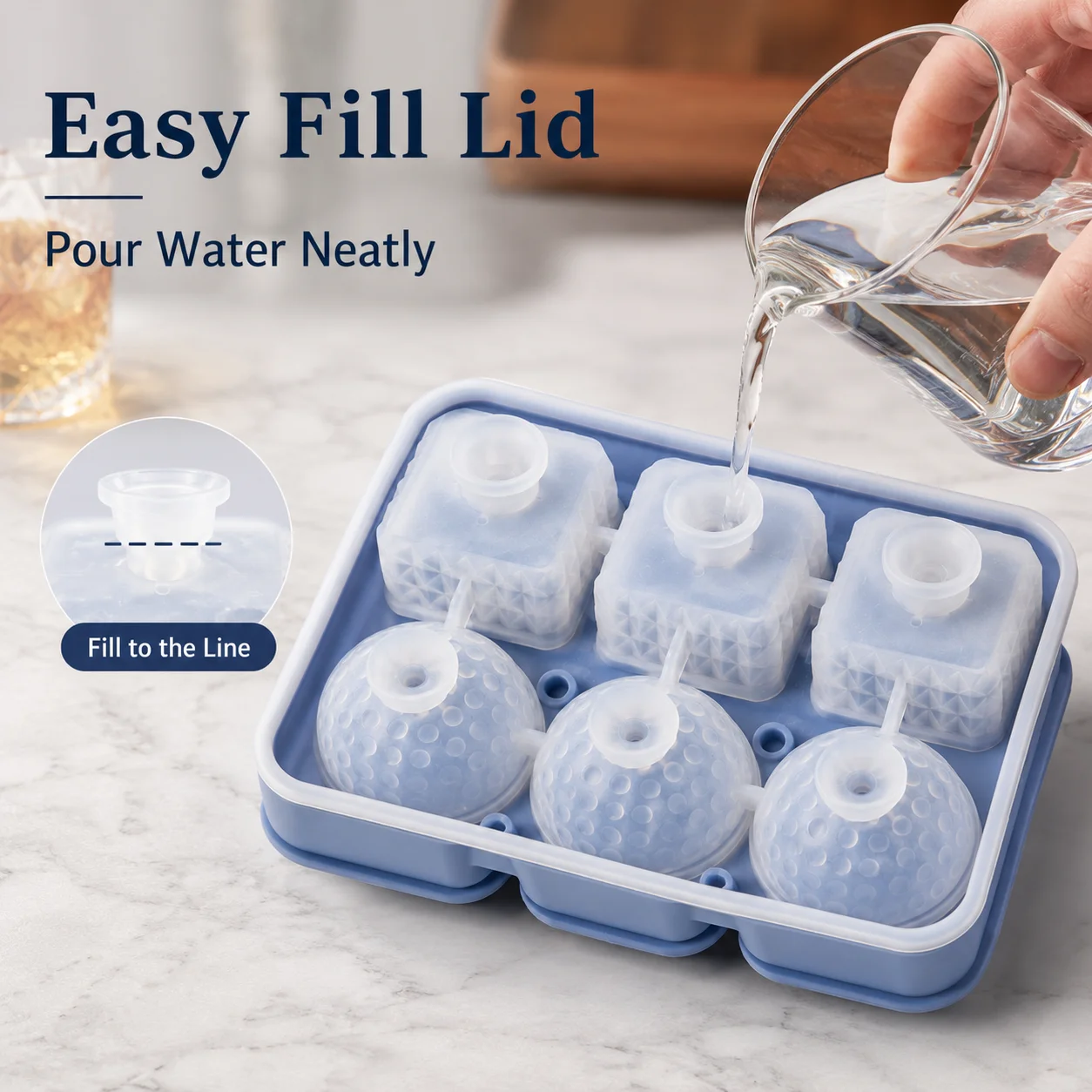 Silikon-Eiswürfelform für Whis – Ice Mold Sphere Bewertung und Preis