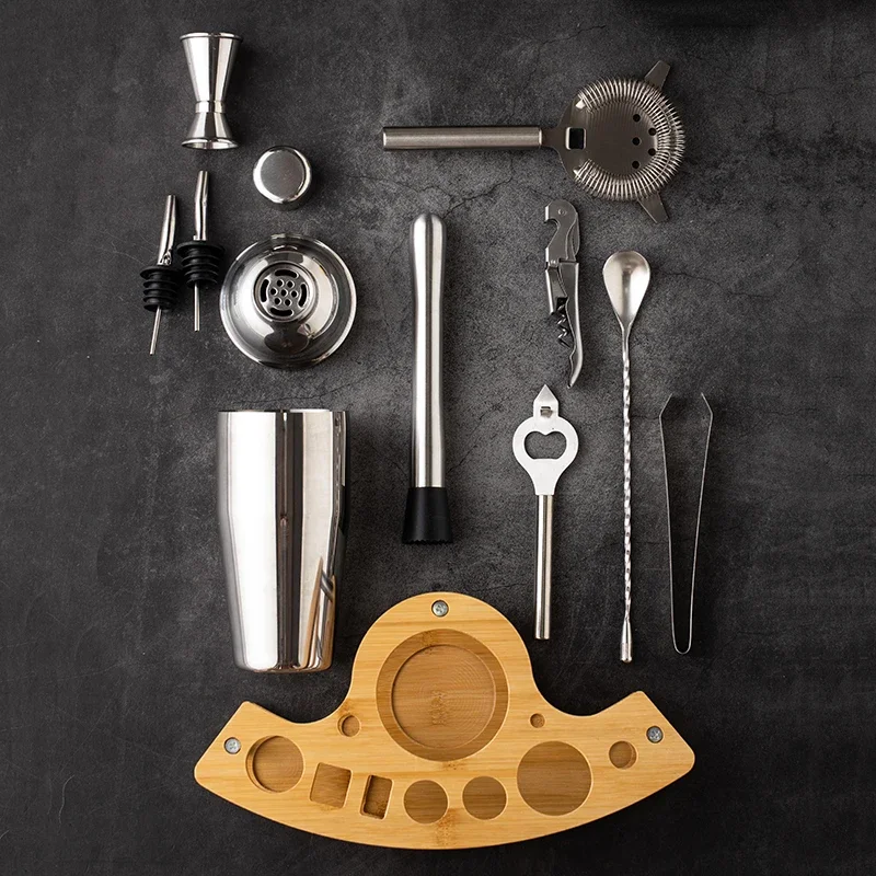 11 stücke Edelstahl Barkeeper  – Boston Shaker Set Bewertung und Preis
