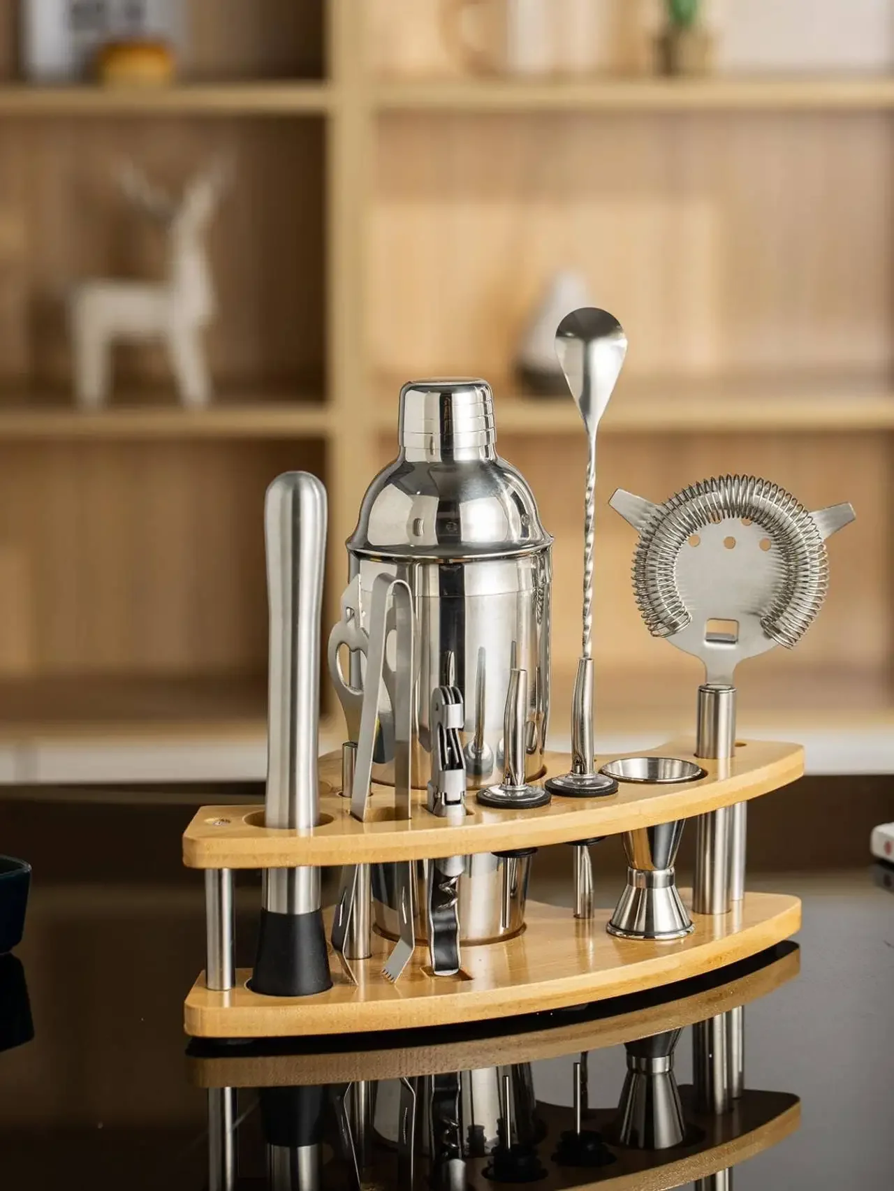 11 stücke Edelstahl Barkeeper  – Boston Shaker Set Bewertung und Preis