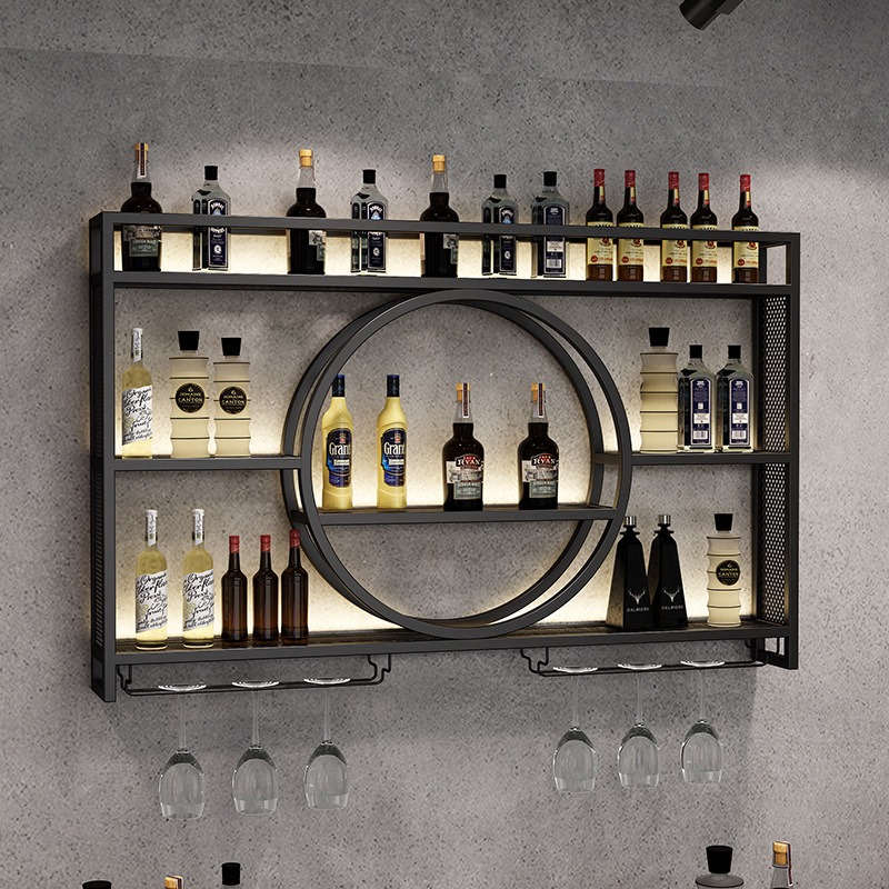 Bar-Weinregal, wandmontierter  – Home Bar And Cabinet Bewertung und Preis