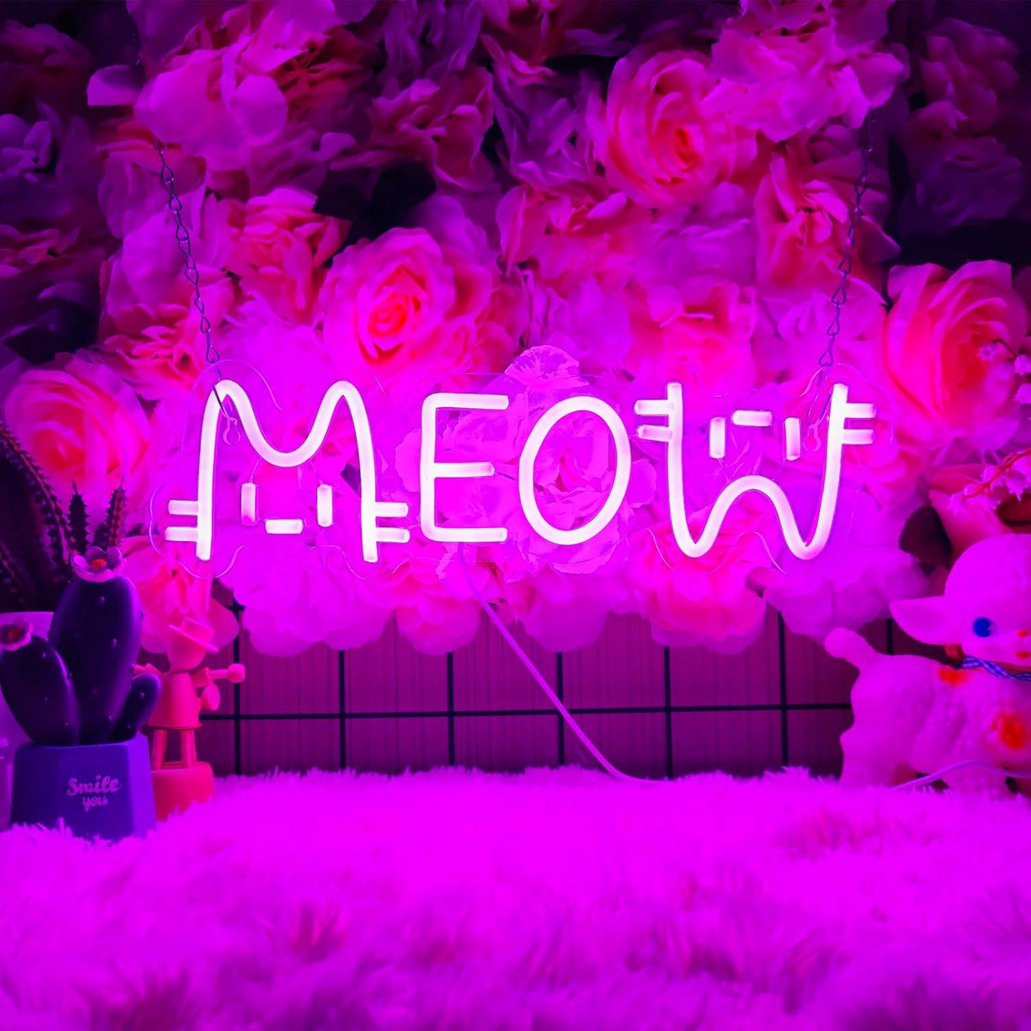 Miau Neon-Schild Katze USB-bet – Home Bar Signs Bewertung und Preis