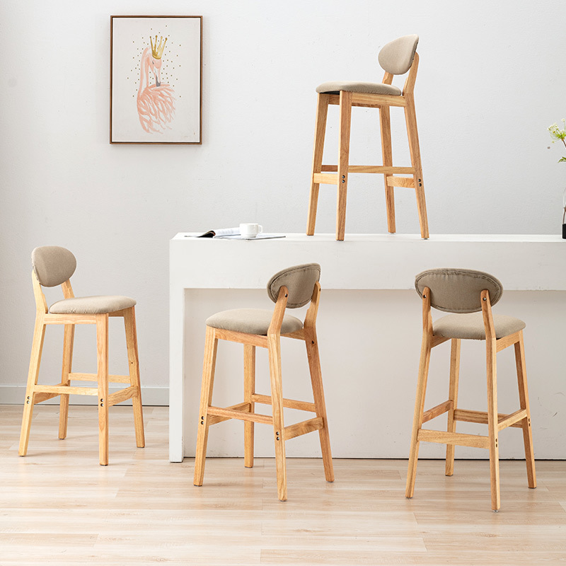 Einfacher Barstuhl aus Massivh – Home Bar Stools Bewertung und Preis