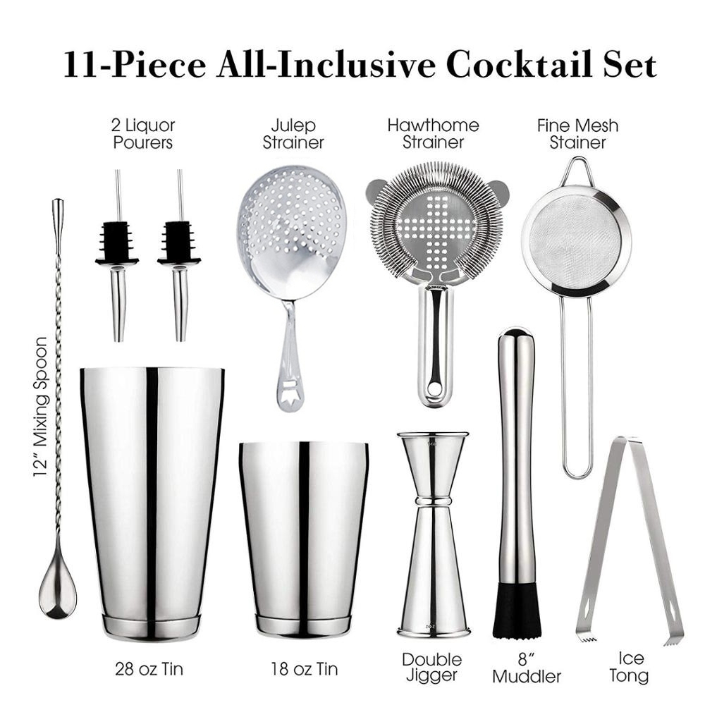 Cocktail-Shaker-Bar-Set: 2 bes – Boston Shaker Set Bewertung und Preis