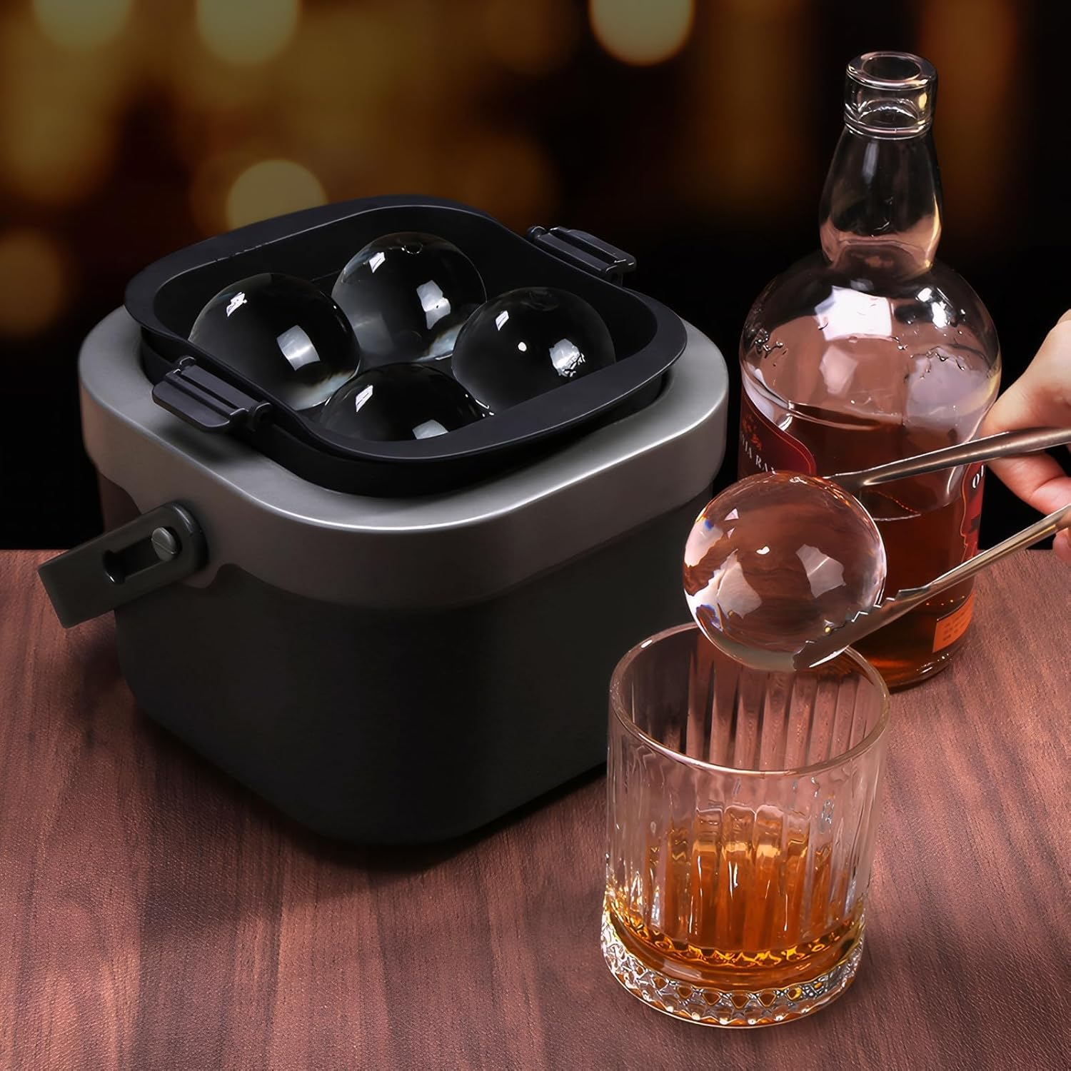 Kristallklare Eiskugelmaschine – Ice Mold Sphere Bewertung und Preis