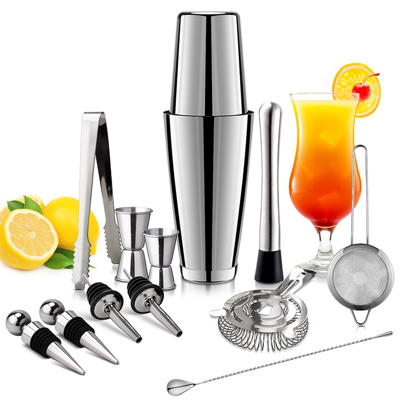 13 Teile/satz Edelstahl Cockta – Boston Shaker Set Bewertung und Preis
