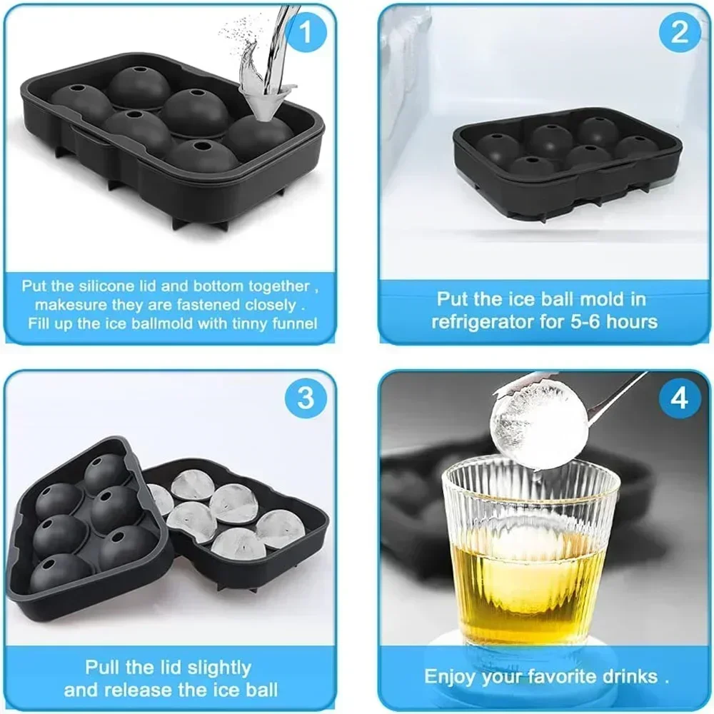 6-Fach Eiskugelform aus Lebens – Ice Mold Sphere Bewertung und Preis