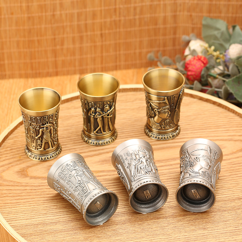 Ich Stück Bronze Metall Vintag – Old Fashioned Glass Bewertung und Preis