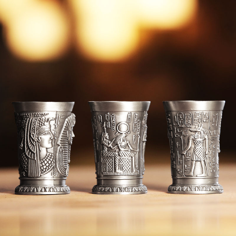 Ich Stück Bronze Metall Vintag – Old Fashioned Glass Bewertung und Preis