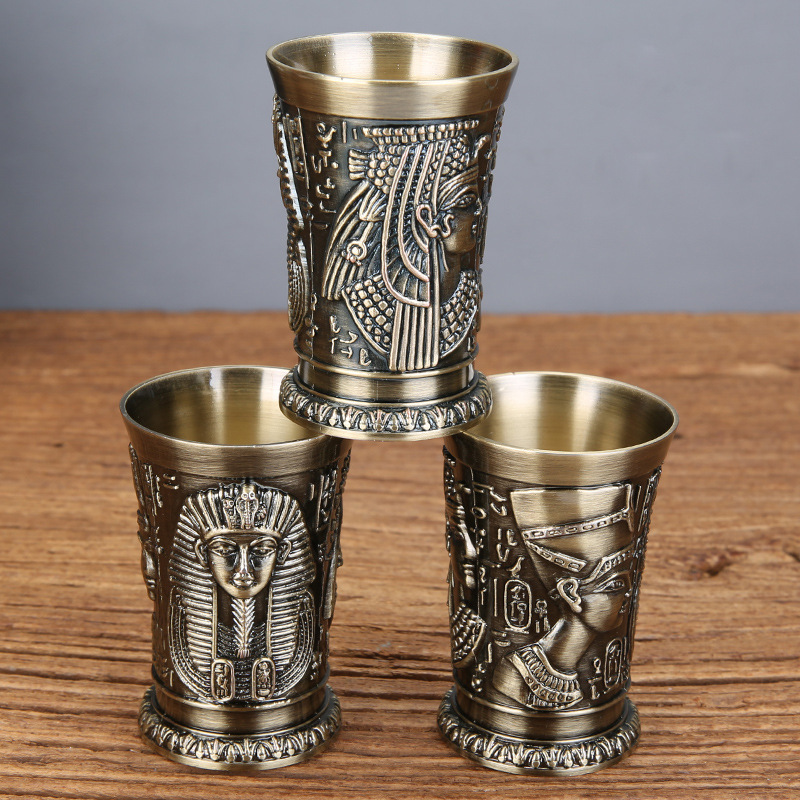 Ich Stück Bronze Metall Vintag – Old Fashioned Glass Bewertung und Preis