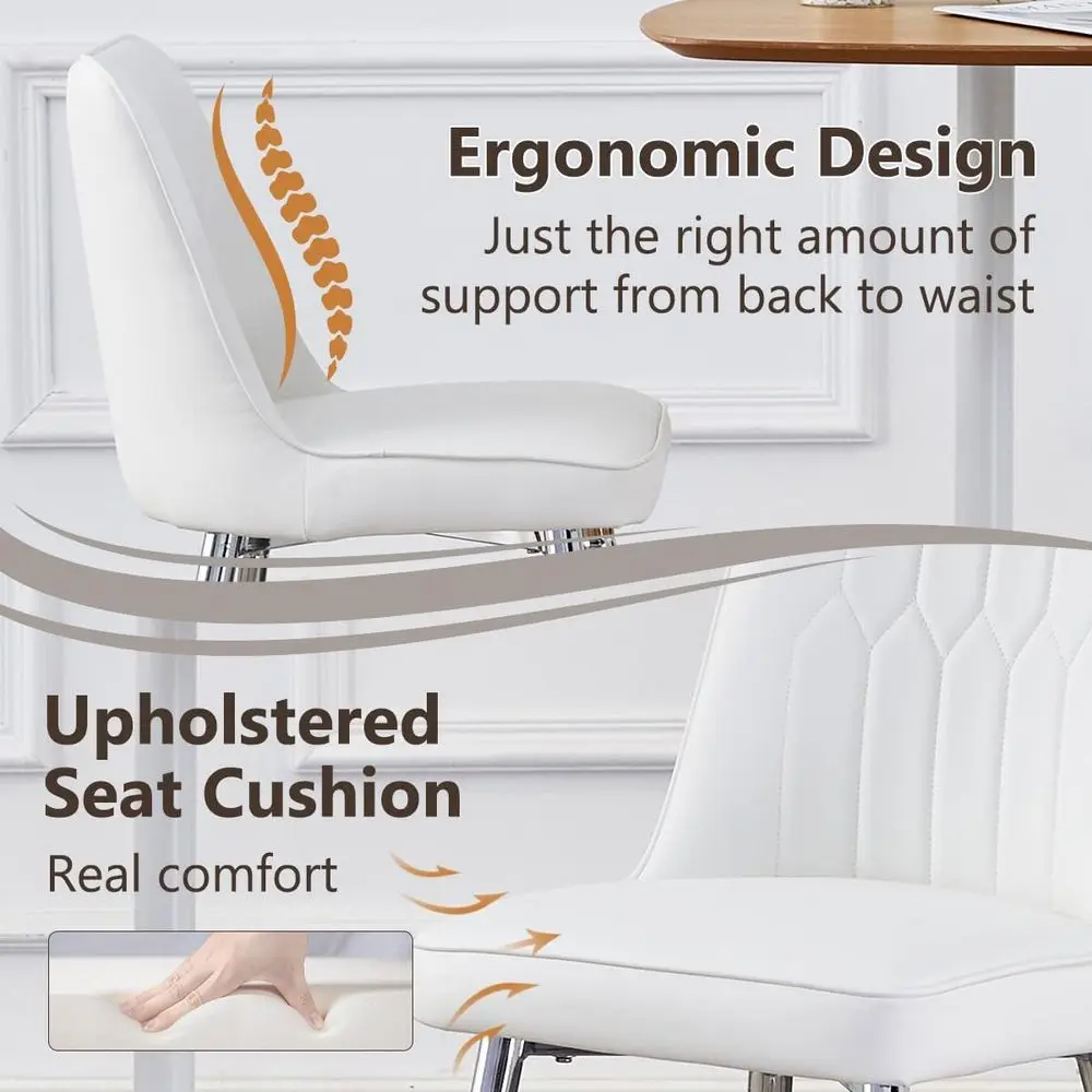 Set aus 2 weißen, gepolsterten – Home Bar Stools Bewertung und Preis