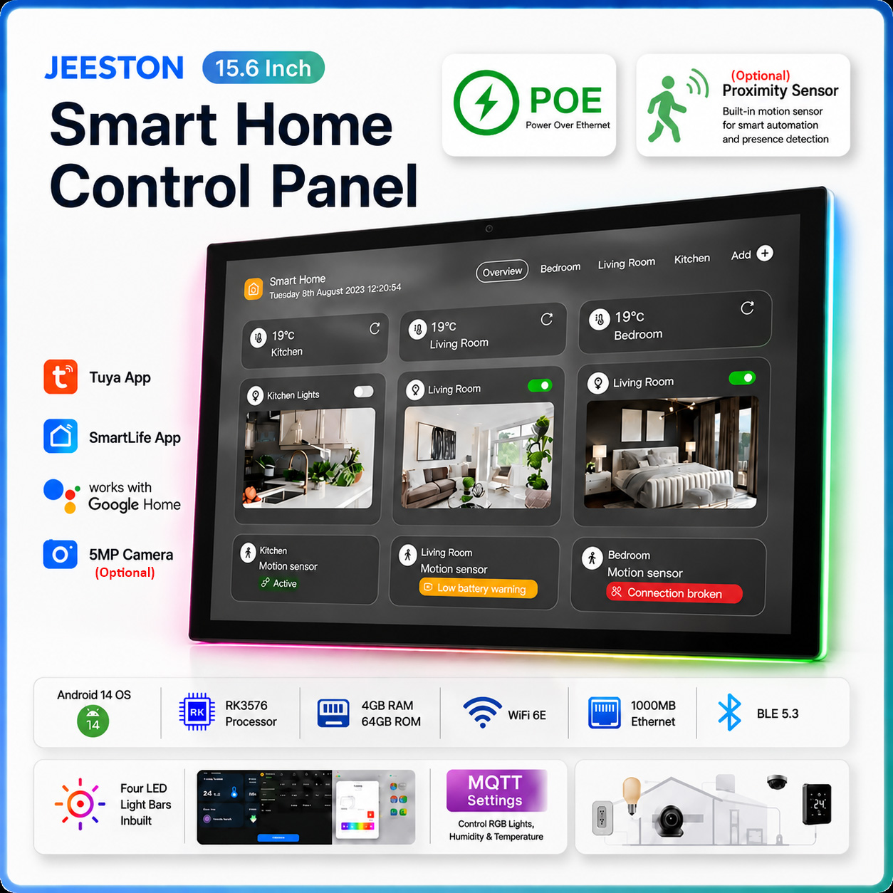 15,6 Zoll In-Wall Smart Home S – Home Bar Android Bewertung und Preis